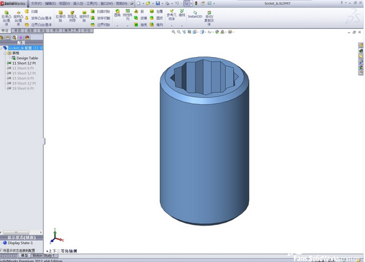 利用SolidWorks出多配置产品工程图